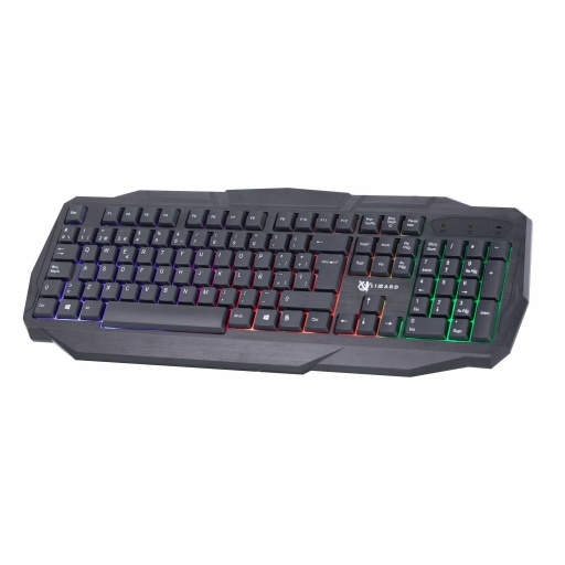 Teclado X-Lizzard gamer RGB en espaol usb NNET