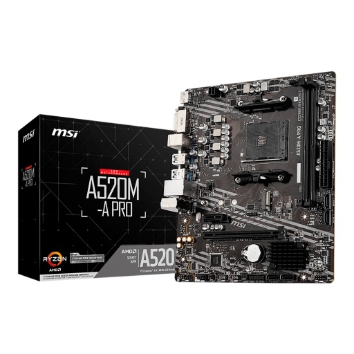 MSI TARJETA MADRE A520M-A PRO NNET