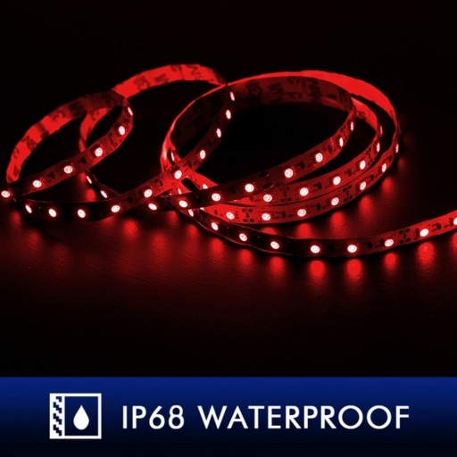 CINTA LED 5M 600 SMD3528 12V IP68 ROJ NNET