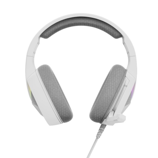 Auriculares Gamer Marvo H8618 Tactic RGB 40mm Blanco