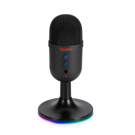 Micrfono Marvo MIC-06 Blast 40 RGB Negro USB