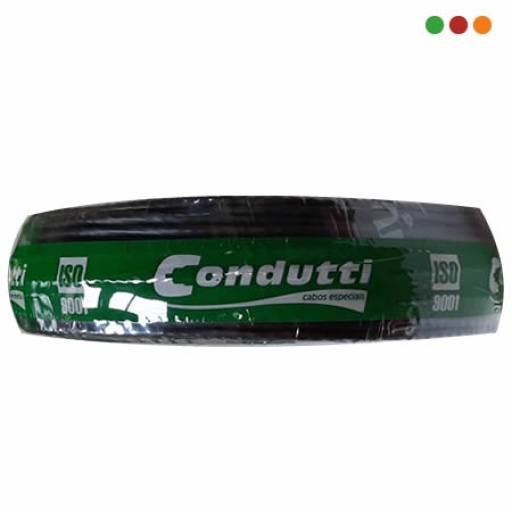 Cable UTP Cat 5e EXTERIOR / Negro / 100% cobre - 100 Mts | LAND/5B - Condutti NNET