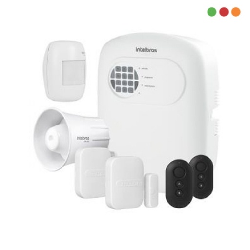 Alarma | KIT ANM 24 NET INAL (1 PIR, 2 MAG, 2 CONTR, SIR INT - INTELBRAS NNET
