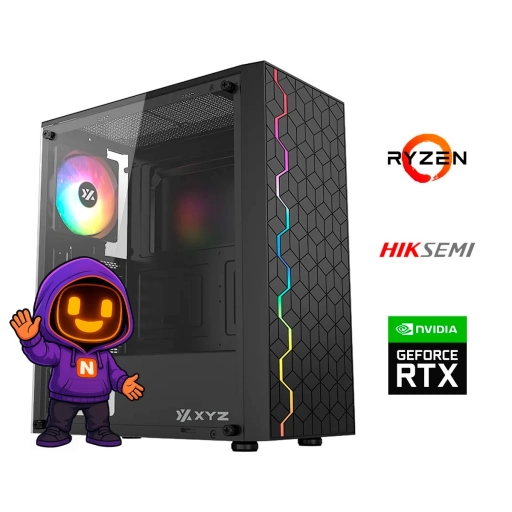 PC Gamer Trixel Ryzen 7 5800XT � RTX 5060 � 16GB � SSD 1TB - Rendimiento probado y potente