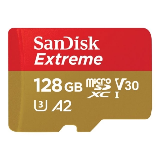Tarjeta de Memoria SanDisk Extreme microSDXC 128GB A2 V30 UHS-I