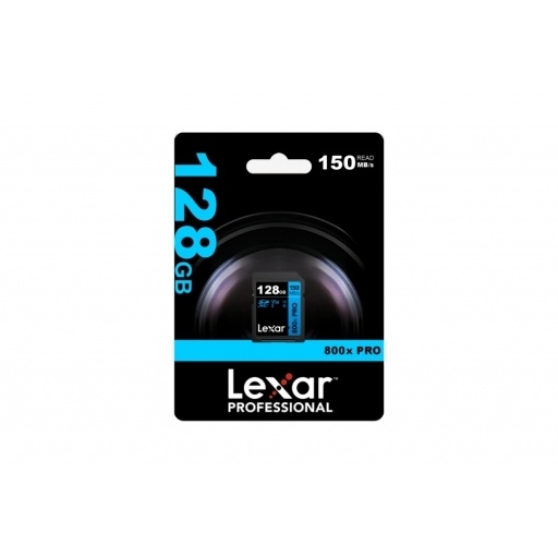 Memoria SDXC Lexar 800X Pro 128GB Blue Series