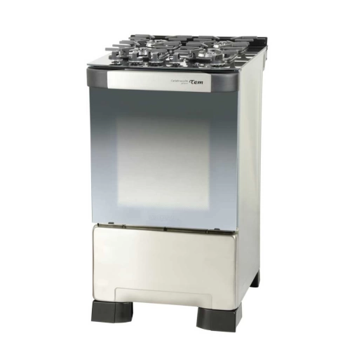 Cocina TEM Celebracin Glass 4H con Horno 48L