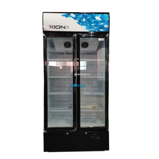 Vitrina Refrigerada Xion XI-H550NF-BLK 550L Fro Seco Doble Puerta