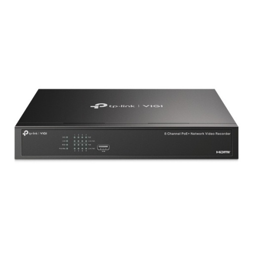 NVR TP-LINK VIGI NVR2008H-8MP-2TB |  PoE+ de 8 canales