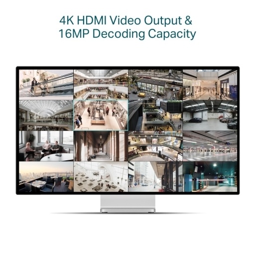 NVR TP-LINK VIGI NVR2016H-16P | 16 canales PoE+