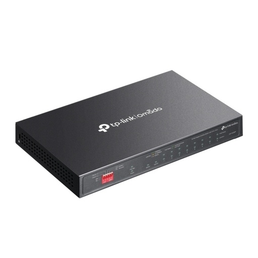 Switch TP-LINK DS110GMP | 10 Puertos Gigabit (8 puertos PoE at/af)
