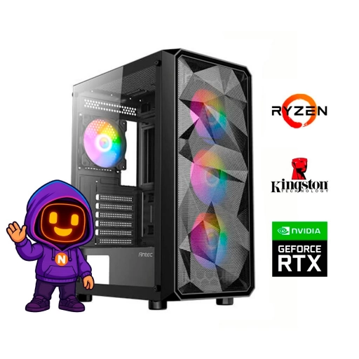 PC Gamer Trixel Ryzen 5 5600XT  RTX 5060  16GB  SSD 1TB - Equilibrio perfecto para jugar en alto