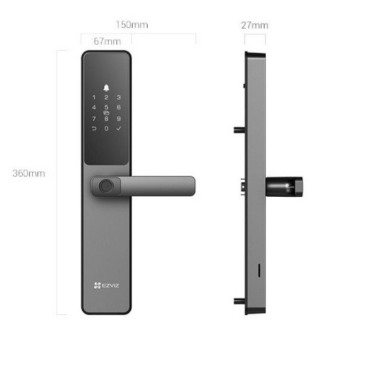 Cerradura inteligente Ezviz CS-DL05 con huella dactilar