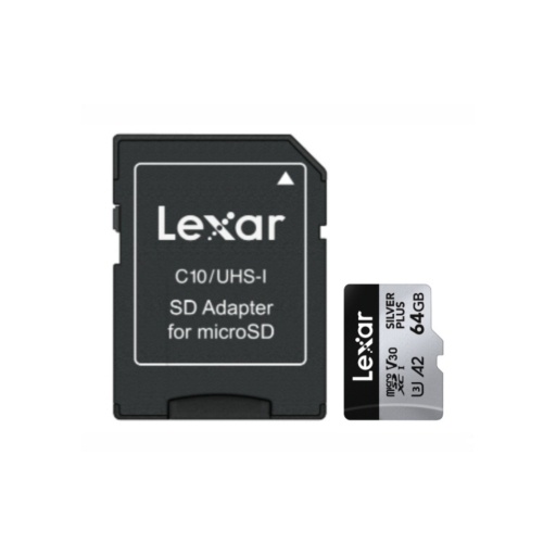 Memoria microSDXC Lexar Pro 64GB Silver Plus