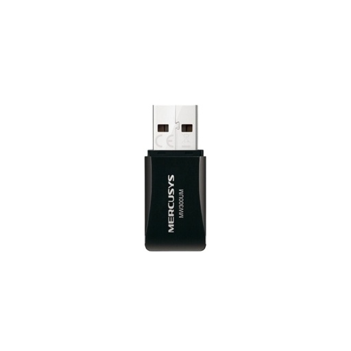 Adaptador Inalmbrico Mini USB MERCUSYS MW300UM | WiFi, 300 Mbps