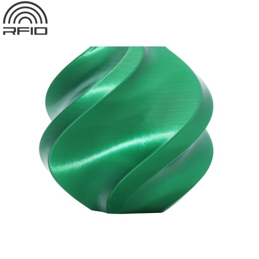 Filamento Bambu Lab PLA Silk+ verde