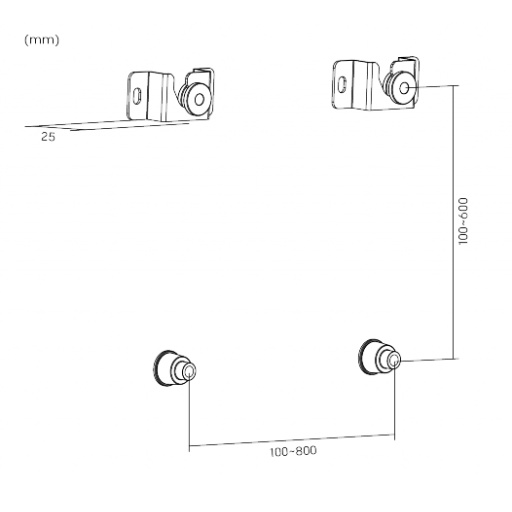 Soporte fijo para TV hasta 70"