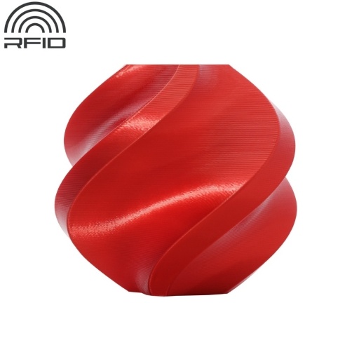 Filamento Bambu Lab PLA Silk+ rojo