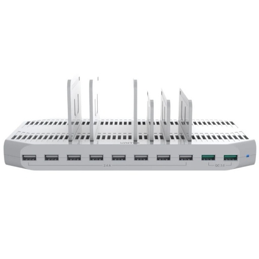 Estaci�n de Carga Unitek 10 Puertos USB QC3.0 96W
