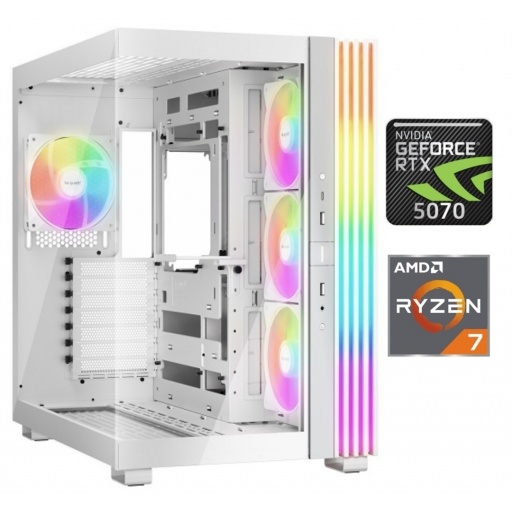 Equipo Gamer Ryzen 7 7800X3D, 32GB, 1TB, RTX 5070 12GB