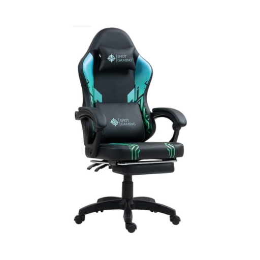 Silla Gamer Shot Venom Reclinable Masajeador Apoyapies