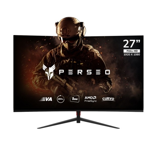 Monitor Gamer Perseo Curvo 27" Led Va Fhd 200hz