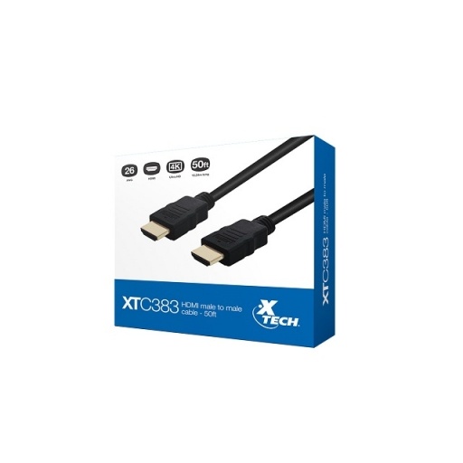CABLE HDMI XTECH 50FT