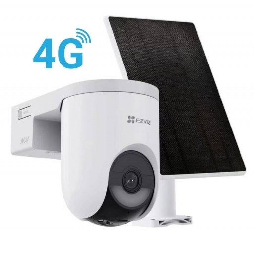 Camara Wifi 6+4G Ezviz HB8 Lite 4MP 2K + Panel solar