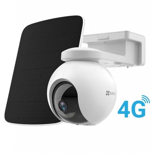 Camara Wifi 6+4G Ezviz EB8 8MP 4K + Panel solar