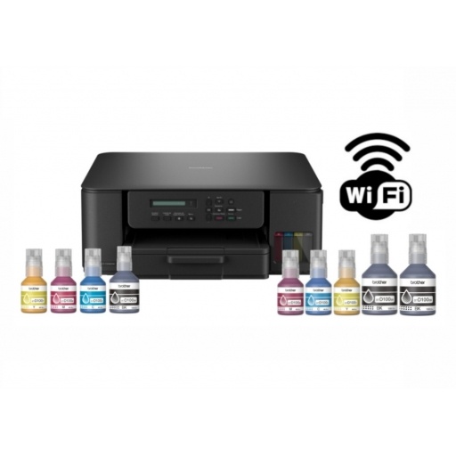 Impresora Brother Multifunci�n Wi-Fi + Botellas de recarga extra