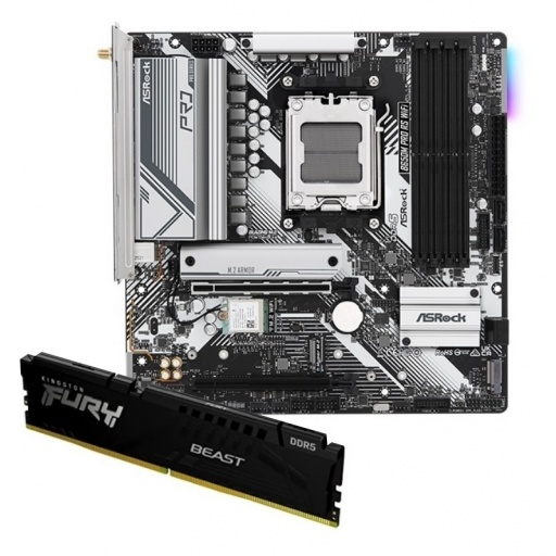 Combo Mother Asrock B650M Pro + Memoria Kingston DDR5 16GB