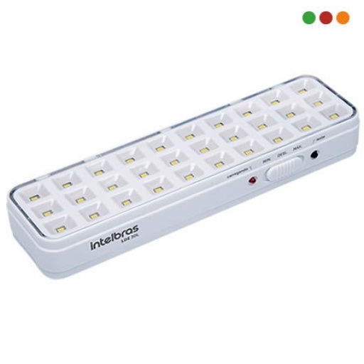 Luz de Emergencia | 30 Leds SMD 30 m2 LDE30L HOMOLOGADA | INTELBRAS