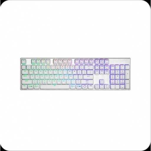 TECLADO COOLER MASTER SK653 WHITE RED