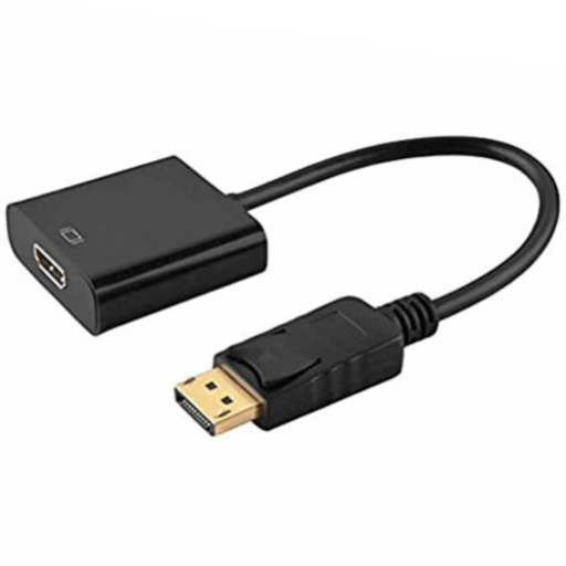 Adaptador Anbyte DisplayPort a HDMI Macho Hembra 15 cm