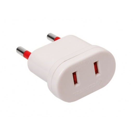 Adaptador Conatel S/T Americana A Ficha S/T Blanco