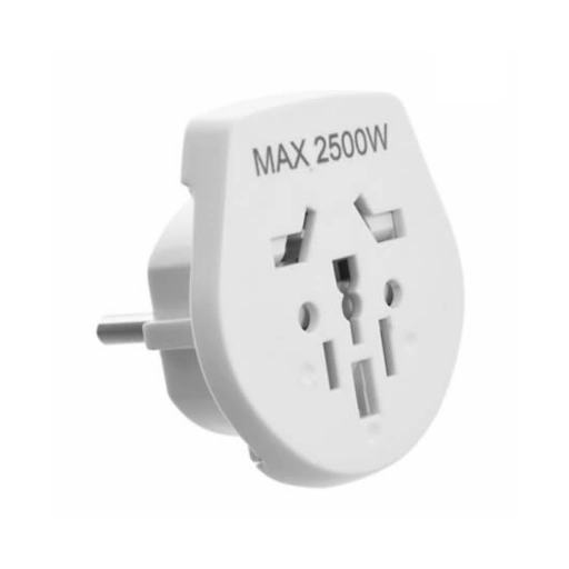 Adaptador de Corriente Universal a Schuko VI 10A 250V