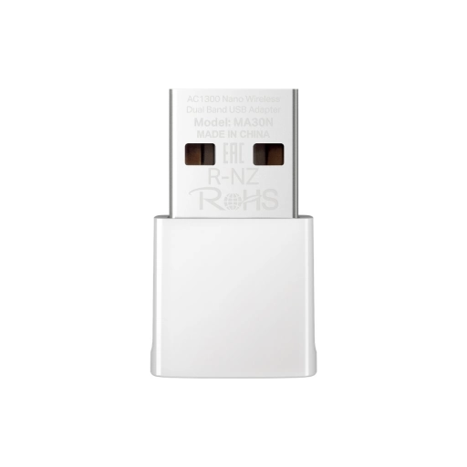Adaptador de Red Mercusys�MA30N WiFi AC1300 USB 867Mbps 