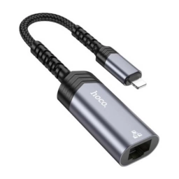 Adaptador Hoco UA26 Lightning a RJ45 10100Mbps