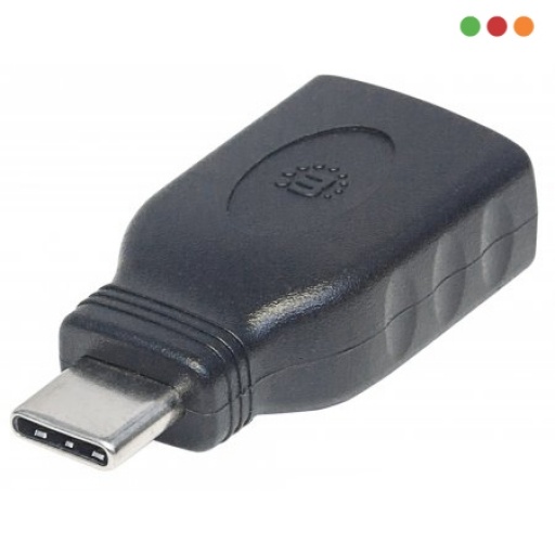 Adaptador USB-C a USB-a 3.0 OTG Manhattan Compacto