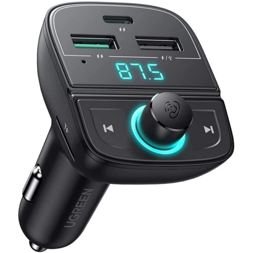 Adaptador Ugreen Bluetooth 5.0 para Auto con 3,5 mm