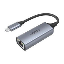 Adaptador Unitek USB-C a Ethernet Gigabit RJ45 Aluminio