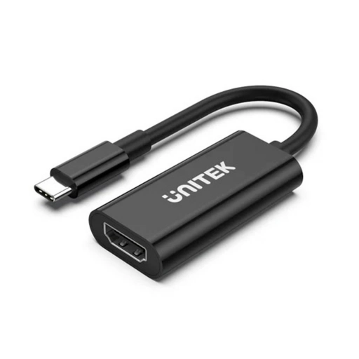 Adaptador Unitek Usb-c A HDMI 2.0 4K Negro Compacto
