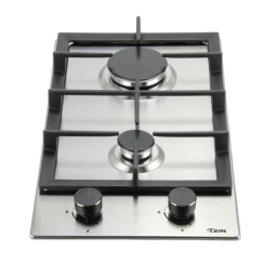 Anafe a Gas TEM 2 Hornallas Inox con Encendido Automtico