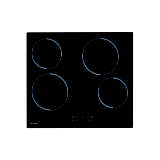Anafe de Empotrar James Vitro 4P CH 64024 Negro