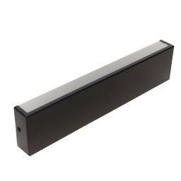 Aplique LED Bidireccional Negro 36 cm Luz Fr�a