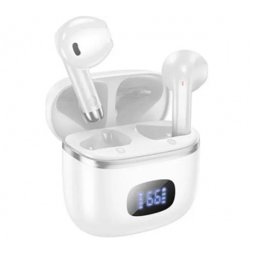 Auricular Inal�mbrico Hoco EQ1 TWS Blanco Blanco