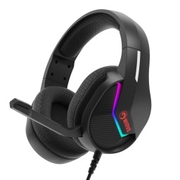 Auriculares Gamer Marvo H8618 Tactic 40 RGB Negro