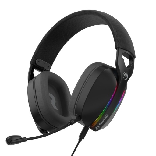 Auriculares Gamer Marvo HG9086 Pulz 70S Negro RGB
