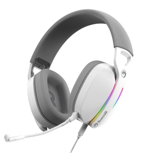 Auriculares Gamer Marvo HG9086 Pulz 70S Blanco RGB