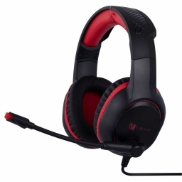 Auriculares Gamer X-Lizzard AUR76 USB RGB Rojo